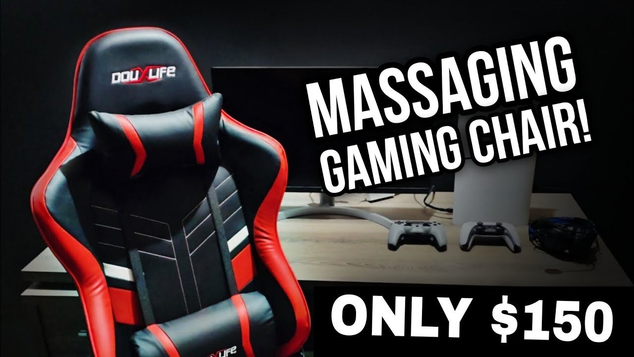 Solid Affordable Massage Gaming Chair! Douxlife Review