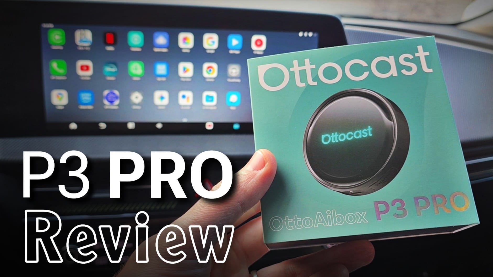 未開封 Ottocast P3 PRO CarPlay Android Auto OTTOCAST P3 Pro CarPlay AI Box Android Adapter Wireless Android